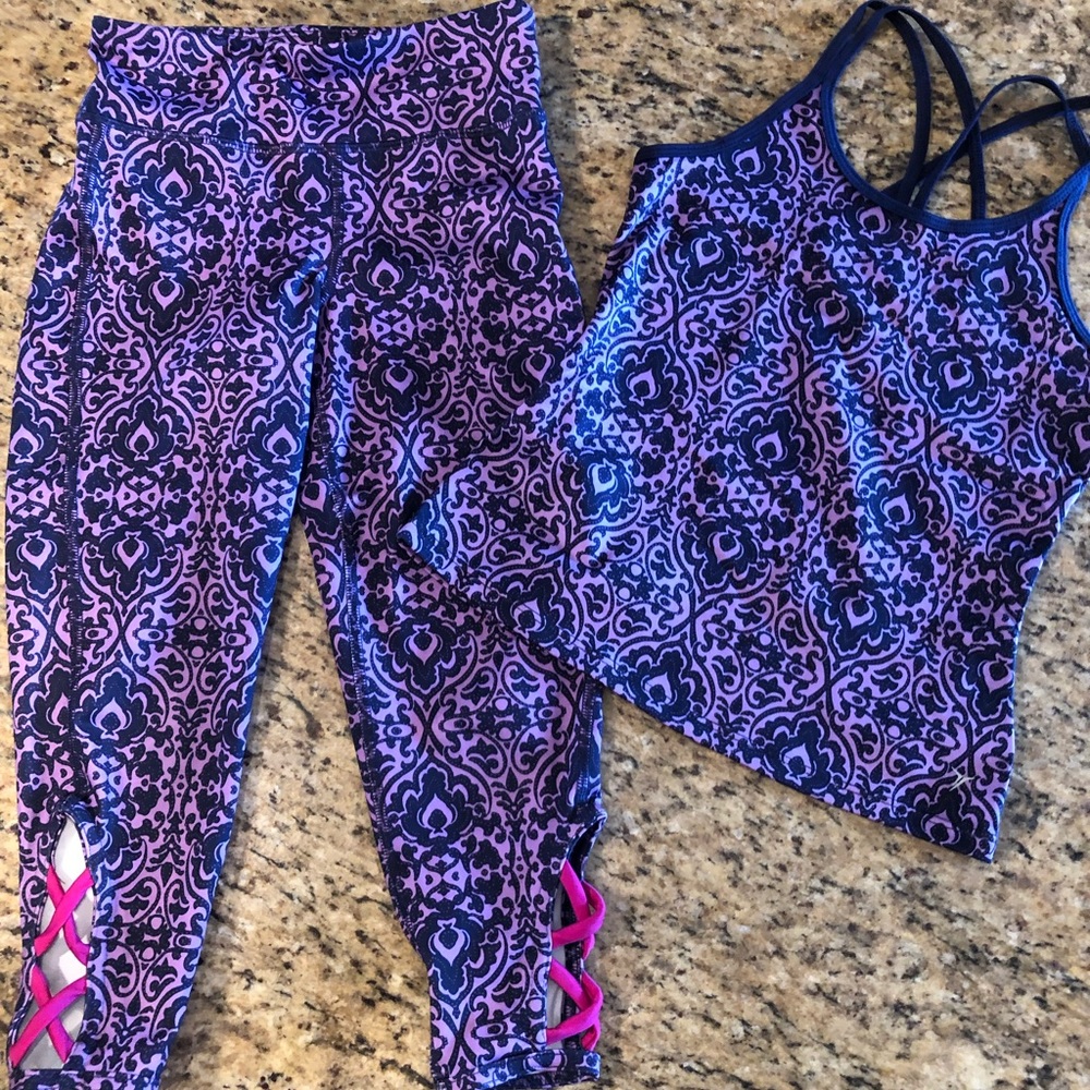 Precious Lavender Work Out/Dance Outfit! Size 6/7!